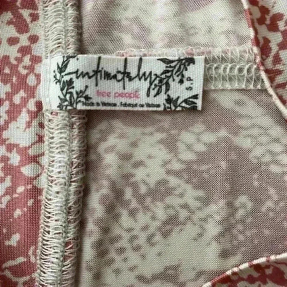 Free People Intimately Long Sleeve Active Wear Top Animal Print Size S - Picture 5 of 12